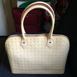 Arcadia Italian Leather Handbag white